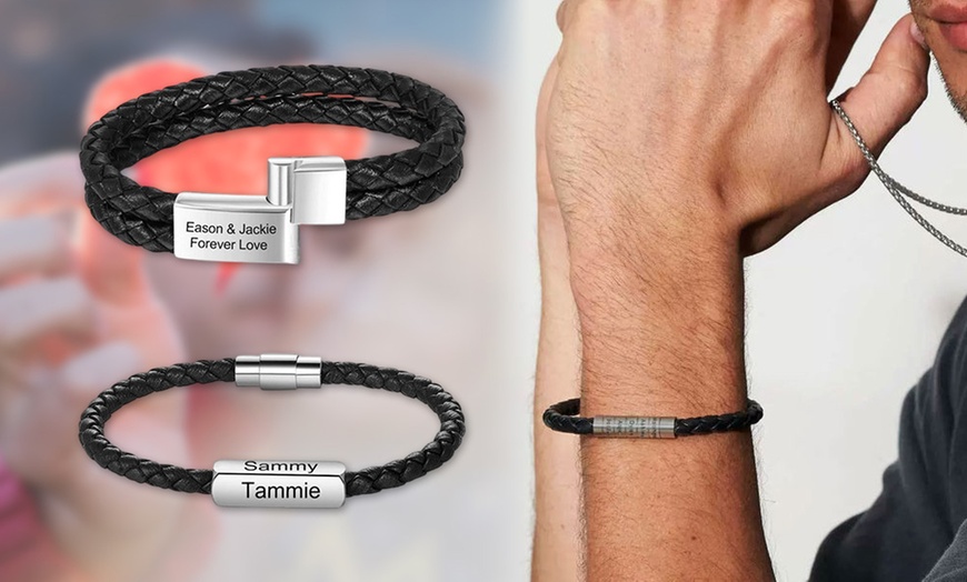 Image 3: Create Unique Memories with DIY Stainless Steel Bracelet for 1 or 2