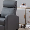 Image 1: HomCom Massage Recliner Sofa Chair