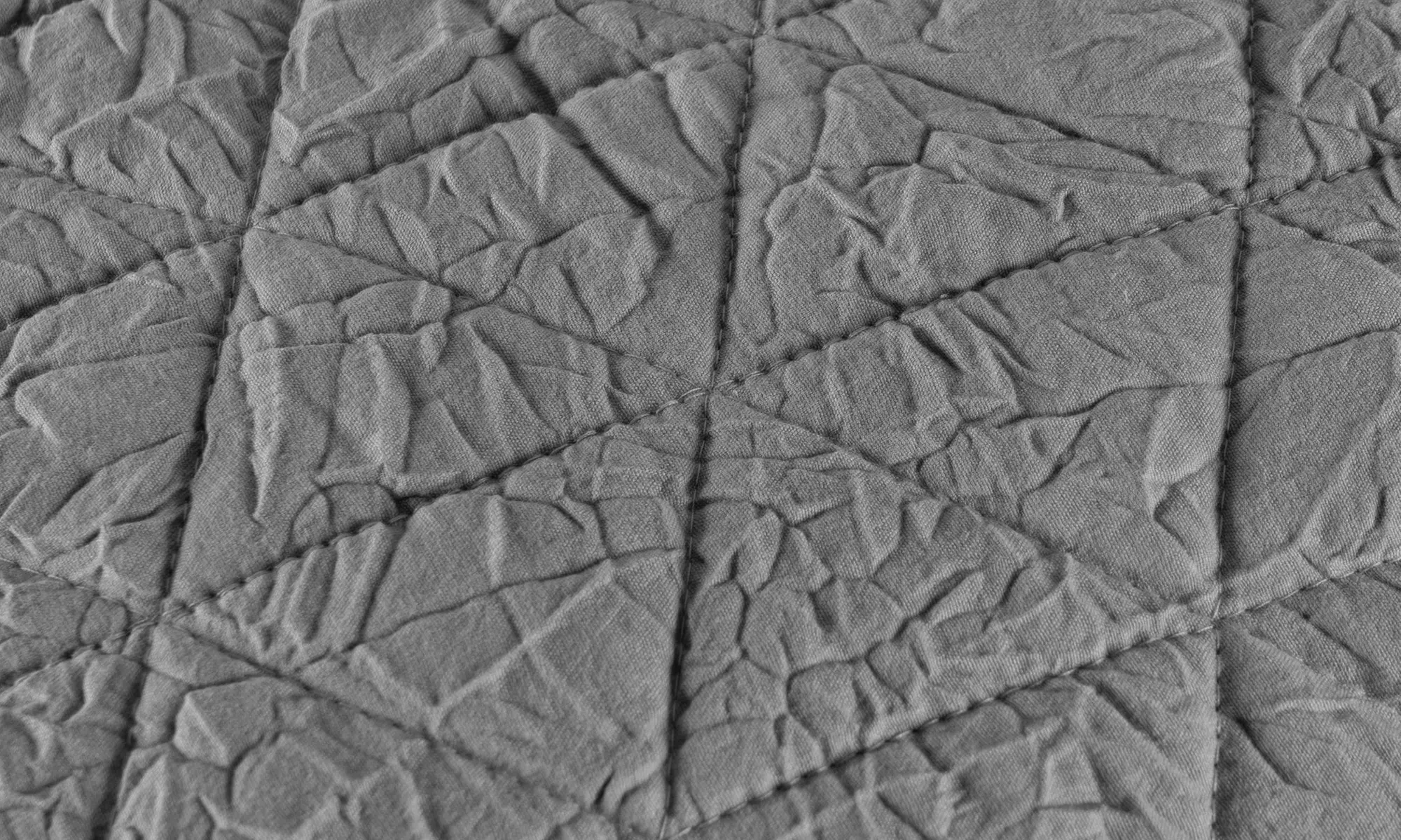 Couvre-lit taille XL avec effet froissé