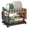 Image 2: Two-Tier Washing Up Draining Rack