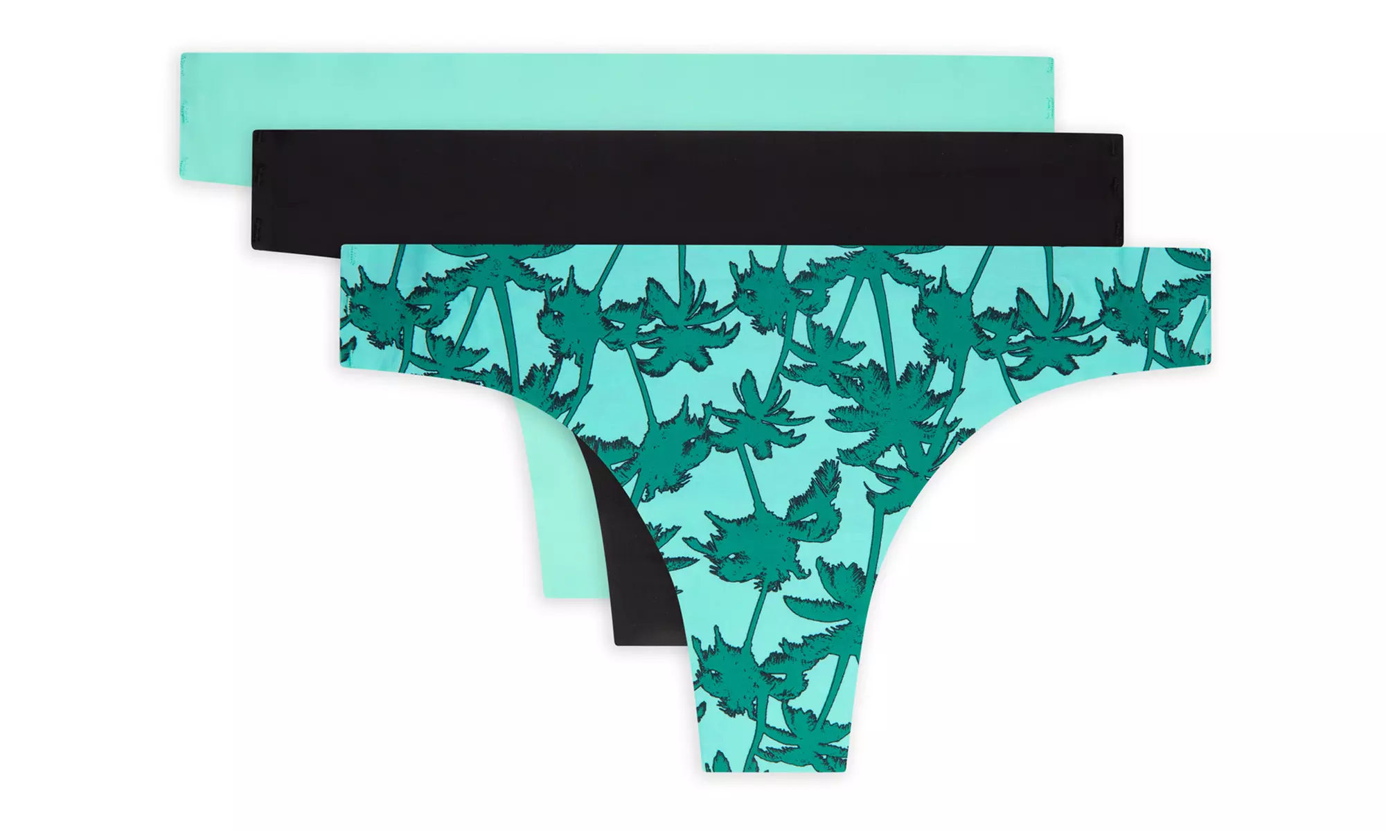 AQS Women's Seamless Thongs - 3 Pack