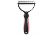Pet Grooming Brush Double Sided Shedding Dematting Undercoat for Dogs Cats - Second Medium