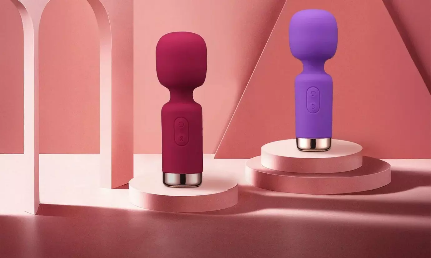 Mini Wand Personal Massager Cordless Handheld, Quiet & Waterproof, Rechargeable - Primary Image