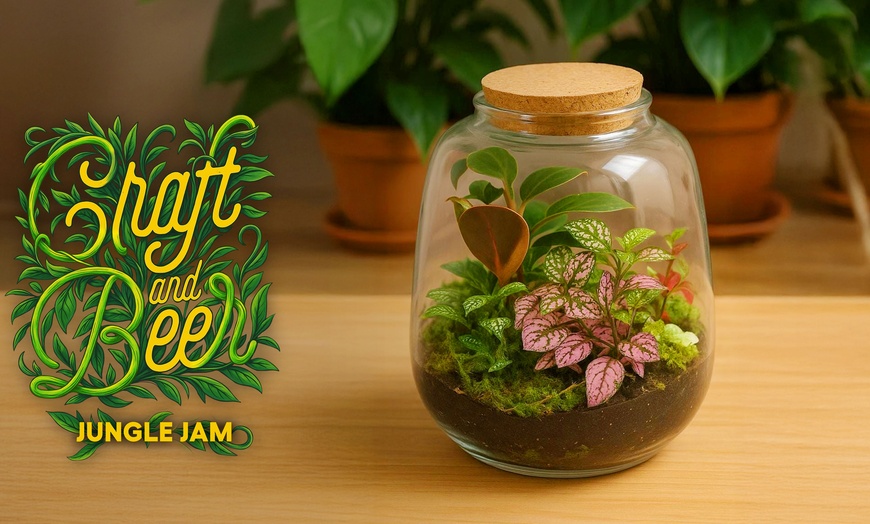 Image 1: Terrario personalizado con cerveza ilimitada para 1 o 2 personas