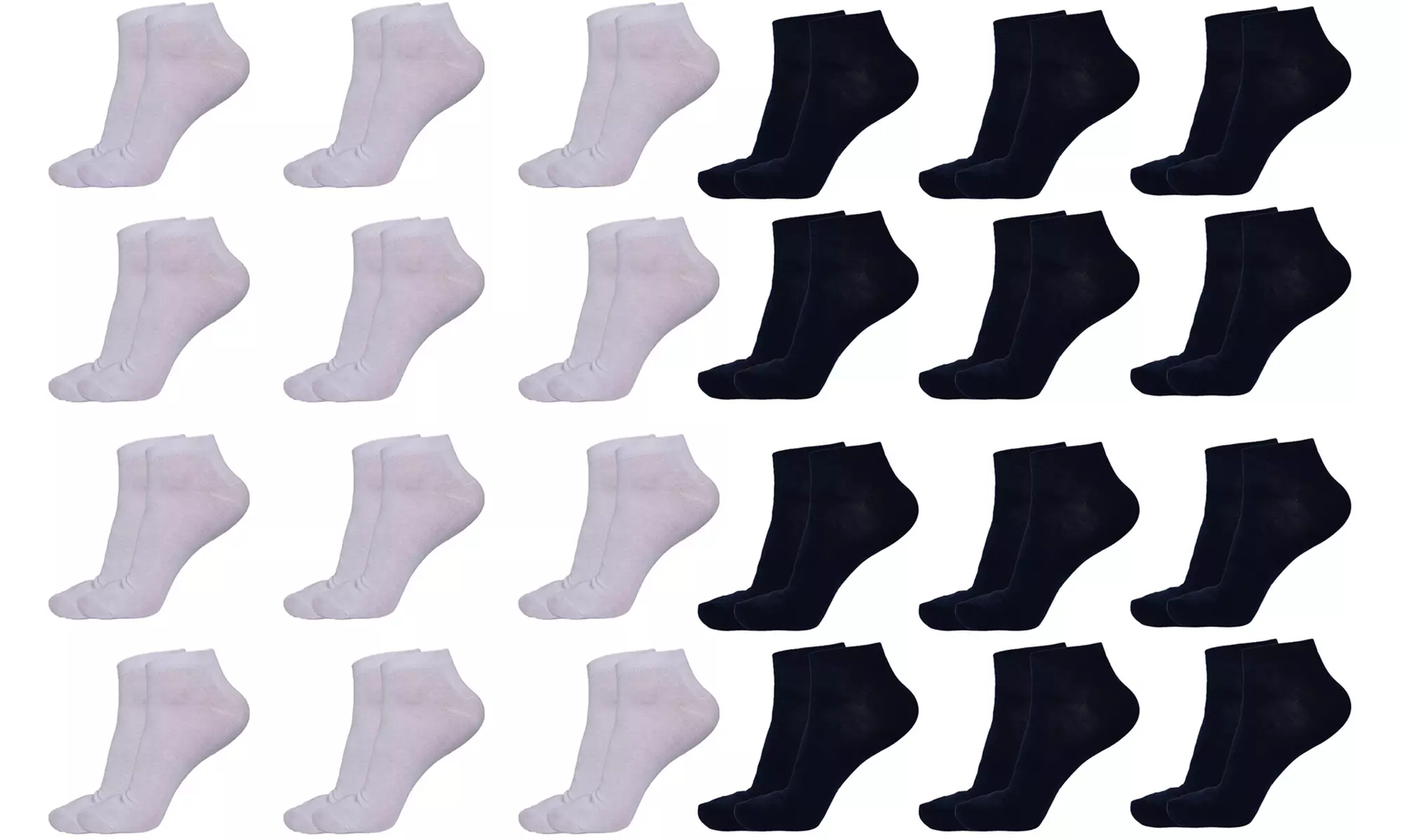 6, 12 o 24 calzini corti alla caviglia El Charro