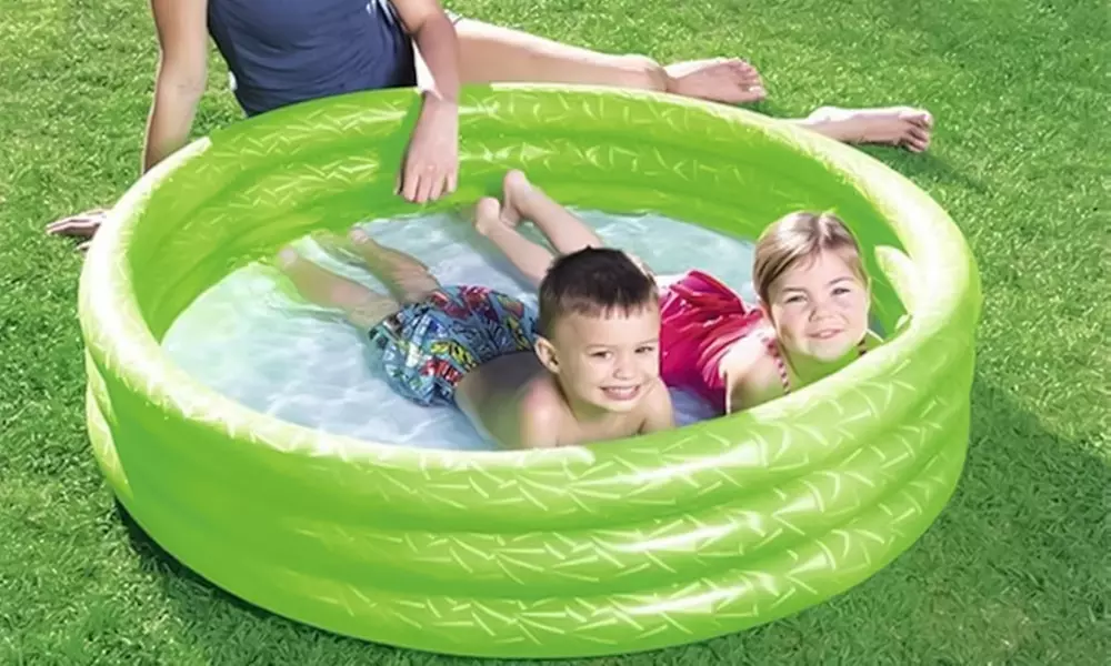 Kinderzwembad met opblaasring van Bestway