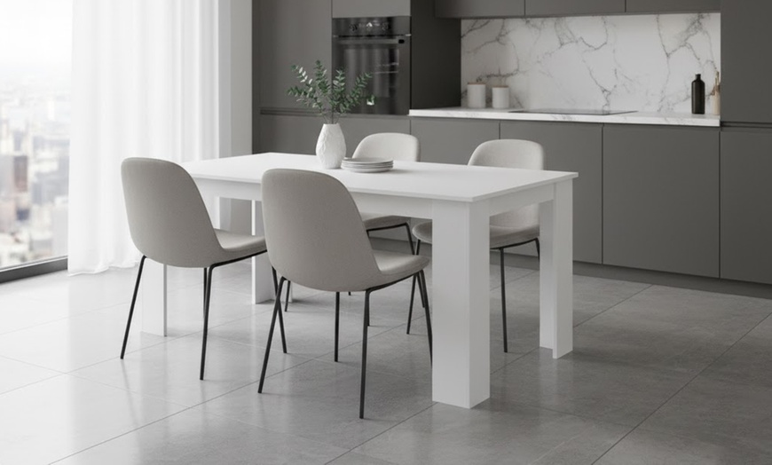 Image 1: Tavolo da pranzo estensibile