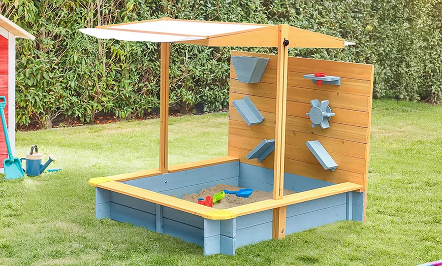 Image 1: Home Deluxe zandbak met dak 'Sandy'