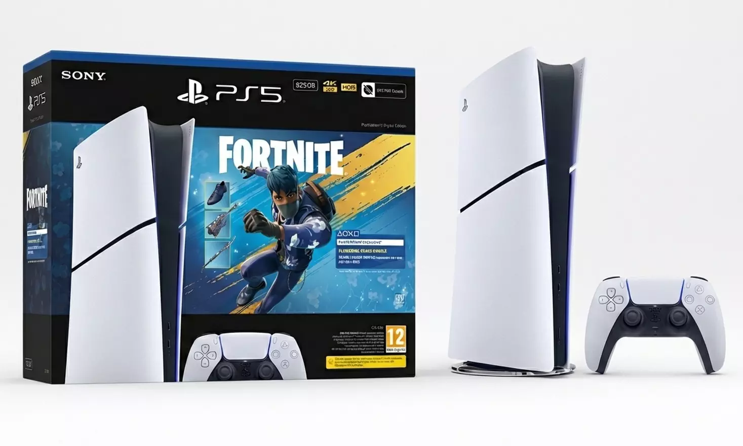Sony PS5 Digital Edition (Slim) Fortnite Flowering Chaos Bundle - 825GB SSD - Primary Image