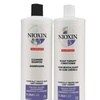 Image 2: Nioxin Cleanser Shampoo and Scalp Therapy Conditioner Liter 33.8 oz Set Combo