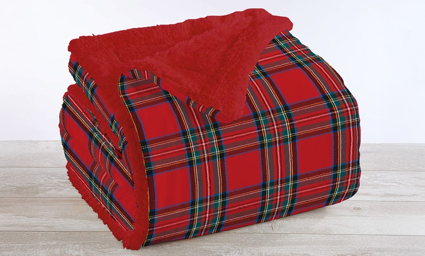 Image 25: Manta Sherpa suave y cálida