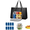 Image 10: Laptop Tote with Lunch Compartment