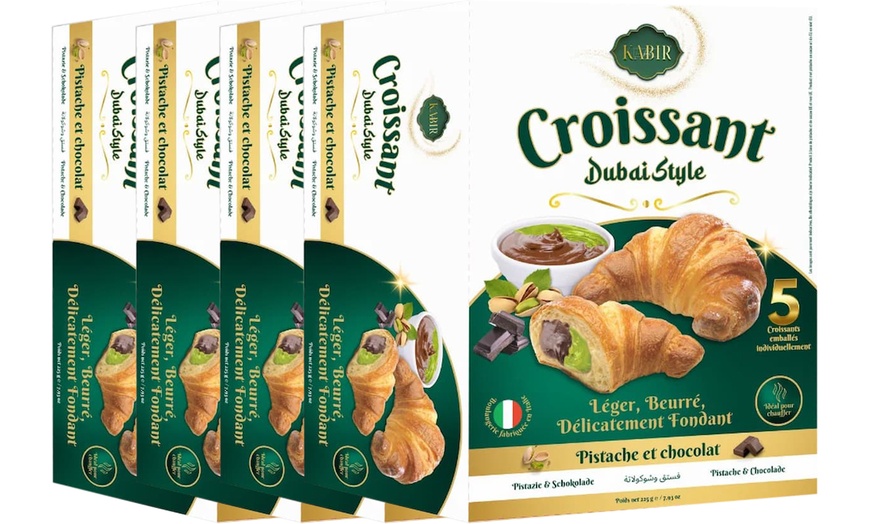 Image 15: Lot de croissants de 45 g fourrés style Dubaï