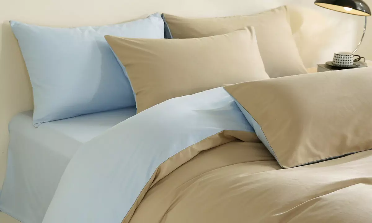 Reversible Pure Cotton Pillowcase Pair