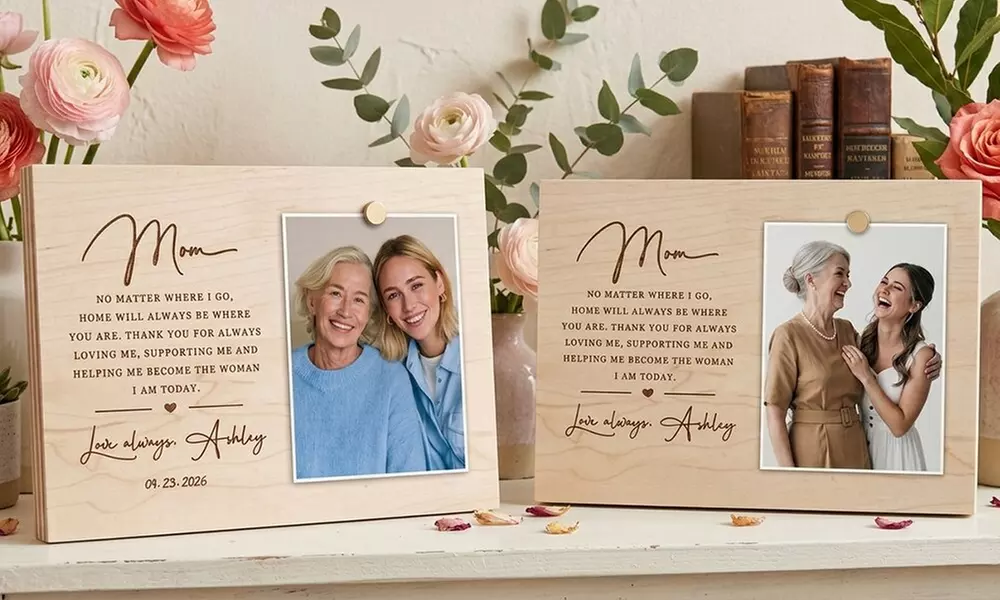 Custom Mother’s Day Photo Frame | Photo Decor & Night Lamp For Mom