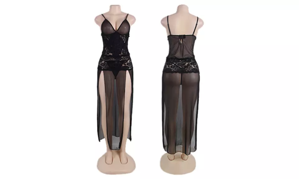 Dessous-Kleid mit verstellbaren Trägern in der Größe nach Wahl - Second Medium