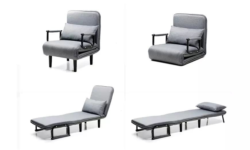 Image 3: Chaise relax Clic-Clac convertible 4-en-1 InnovaGoods, livraison offerte