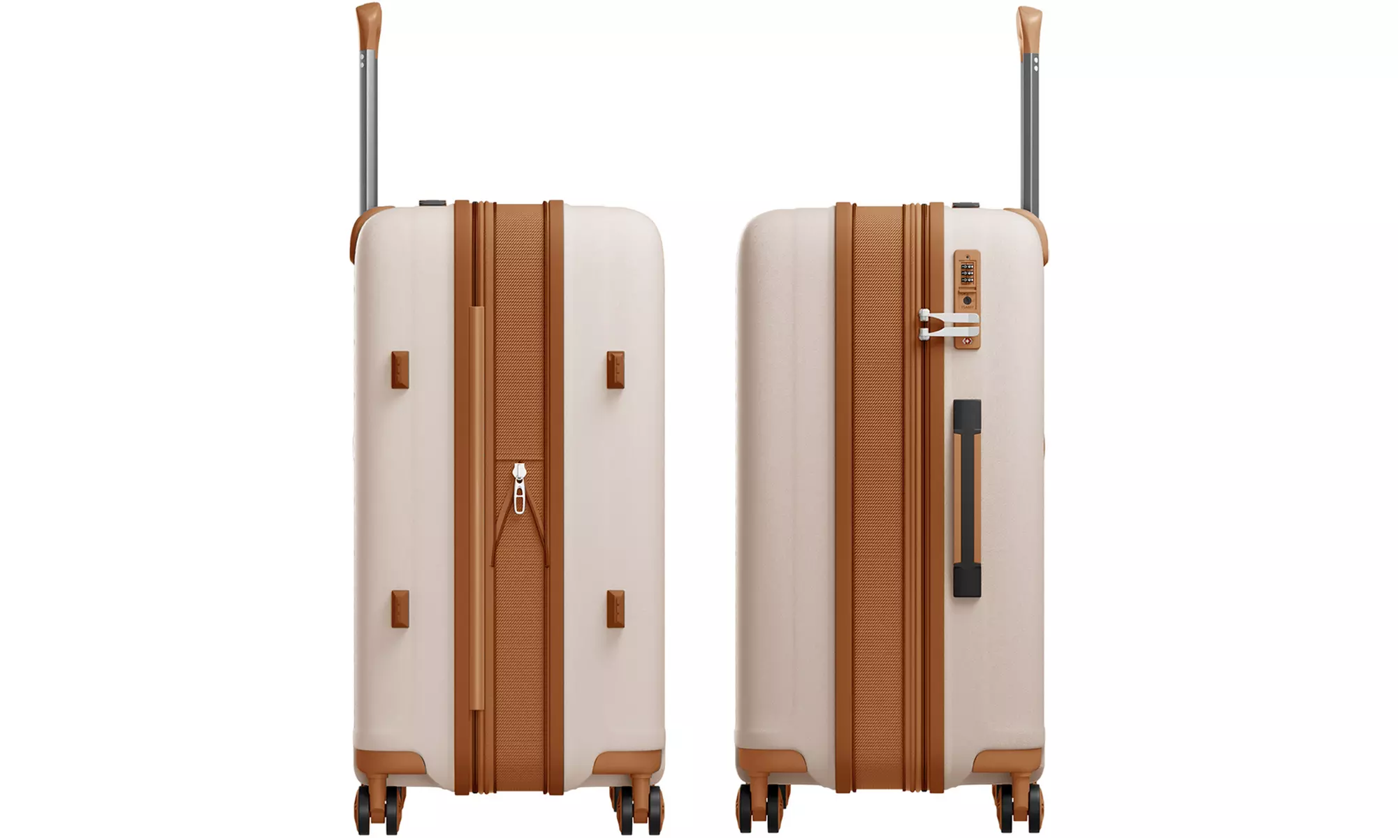 1 of 3 Kono koffers met TSA slot en bekerhouder