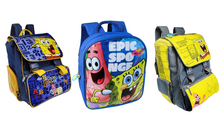 Image 1: SpongeBob School Backpack