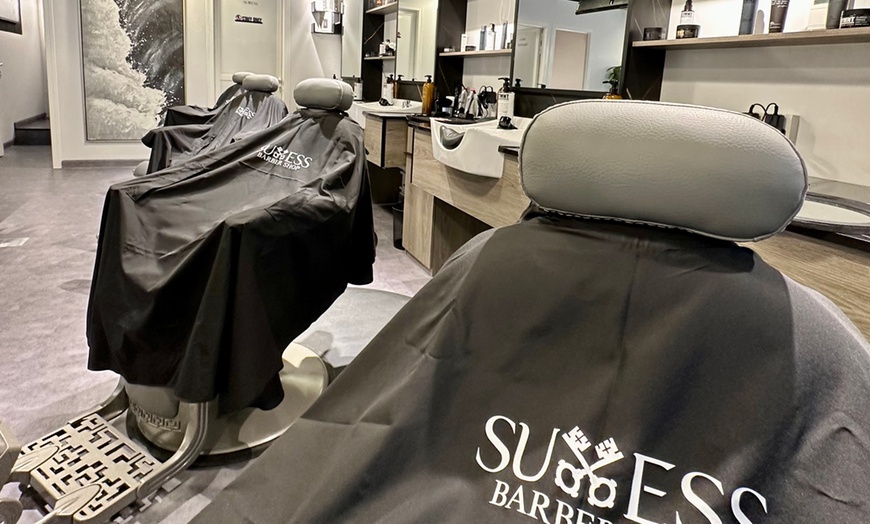 Image 1: Men's Manicure & Pedicure with Optional Foot Scrub or Facial Treatment