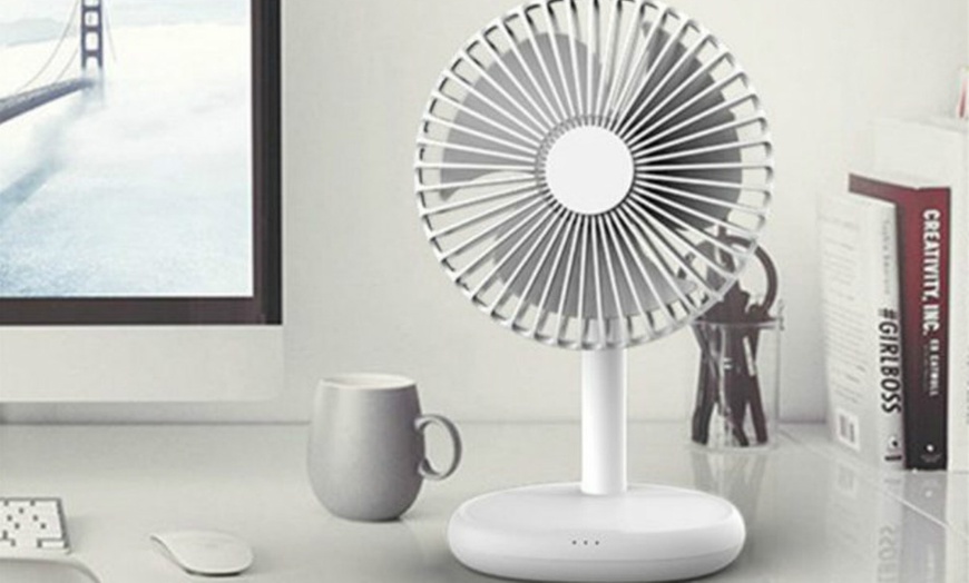 Image 7: Wireless Phone Charging Fan