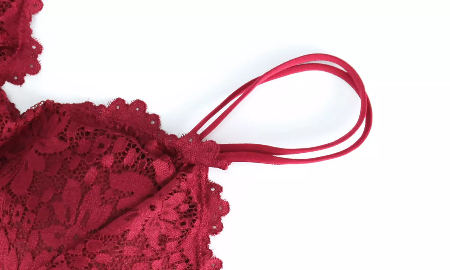 Women Bralette Bra Lingerie Push Up Crochet Wireless Lace Bra Crop Tank Top 
