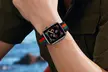 Striped Nautical Nylon Elastic Band for Apple Watch All Series - Second Medium