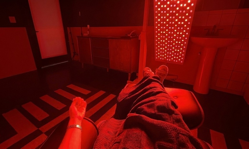 Image 4: Recover with Unlimited Red Light Therapy + B12 Shot for Wellness