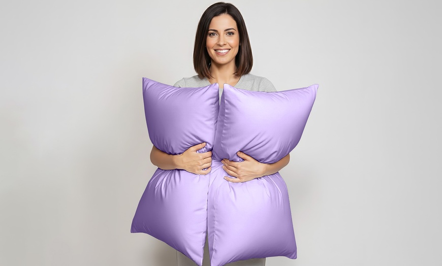 Image 23: Coppia di federe in 100% cotone certificato