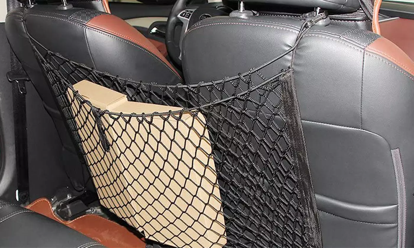 iMounTEK Adjustable Elastic Trunk Net for Car, Van, Truck, and SUV Storage