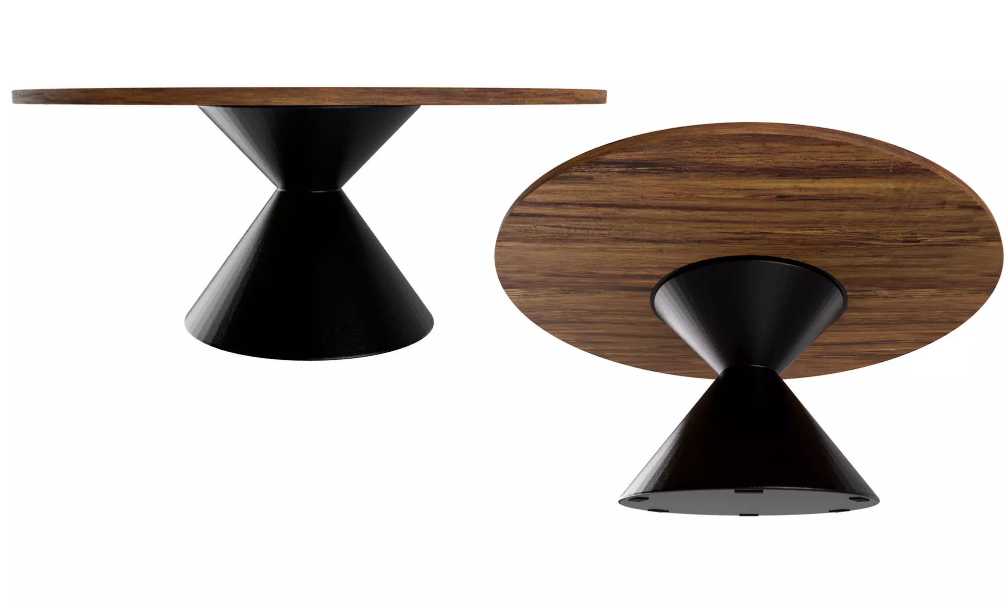 Table ronde fixe design de la marque Frankystar