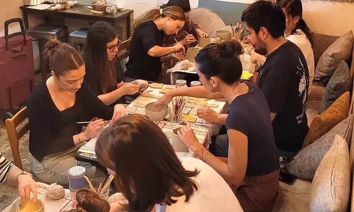 Taller de cerámica para 1 o 2 personas de 3 horas con picoteo