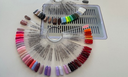 Pose de semi-permanent couleur des pieds - Just for you by Marion