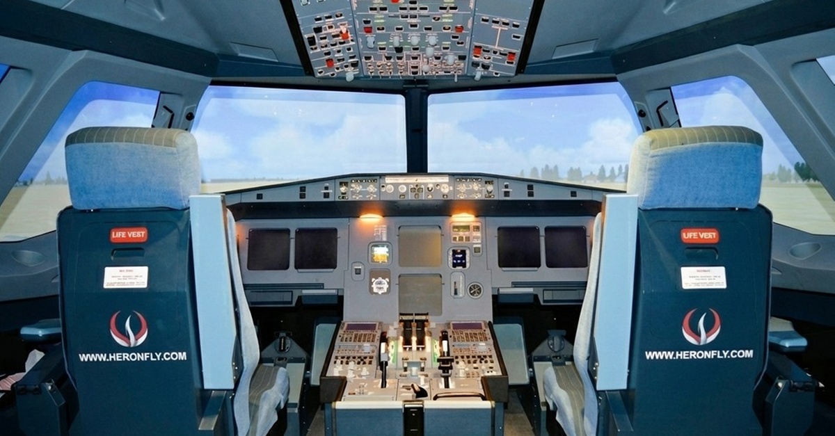 Simulador de vuelo Airbus A320 en Sevilla