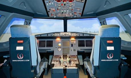 Para 1 persona: Experiencia Sotuk de 60 minutos en simulador de vuelo Airbus A320 - de lunes a viernes