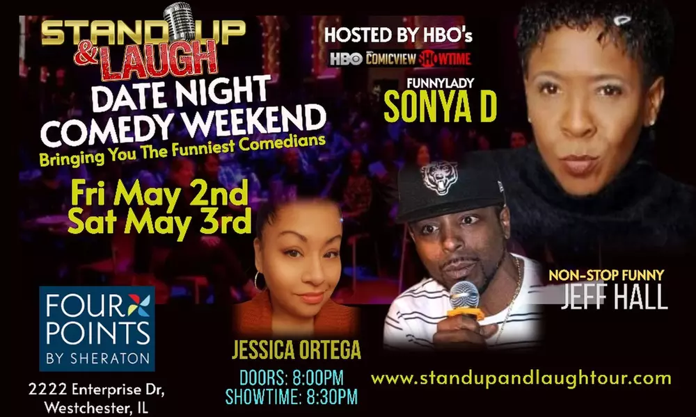 Date Night Comedy Jam -Sheraton Hotel Westchester/Oakbrook IL on May 2 & 3 - Primary Image