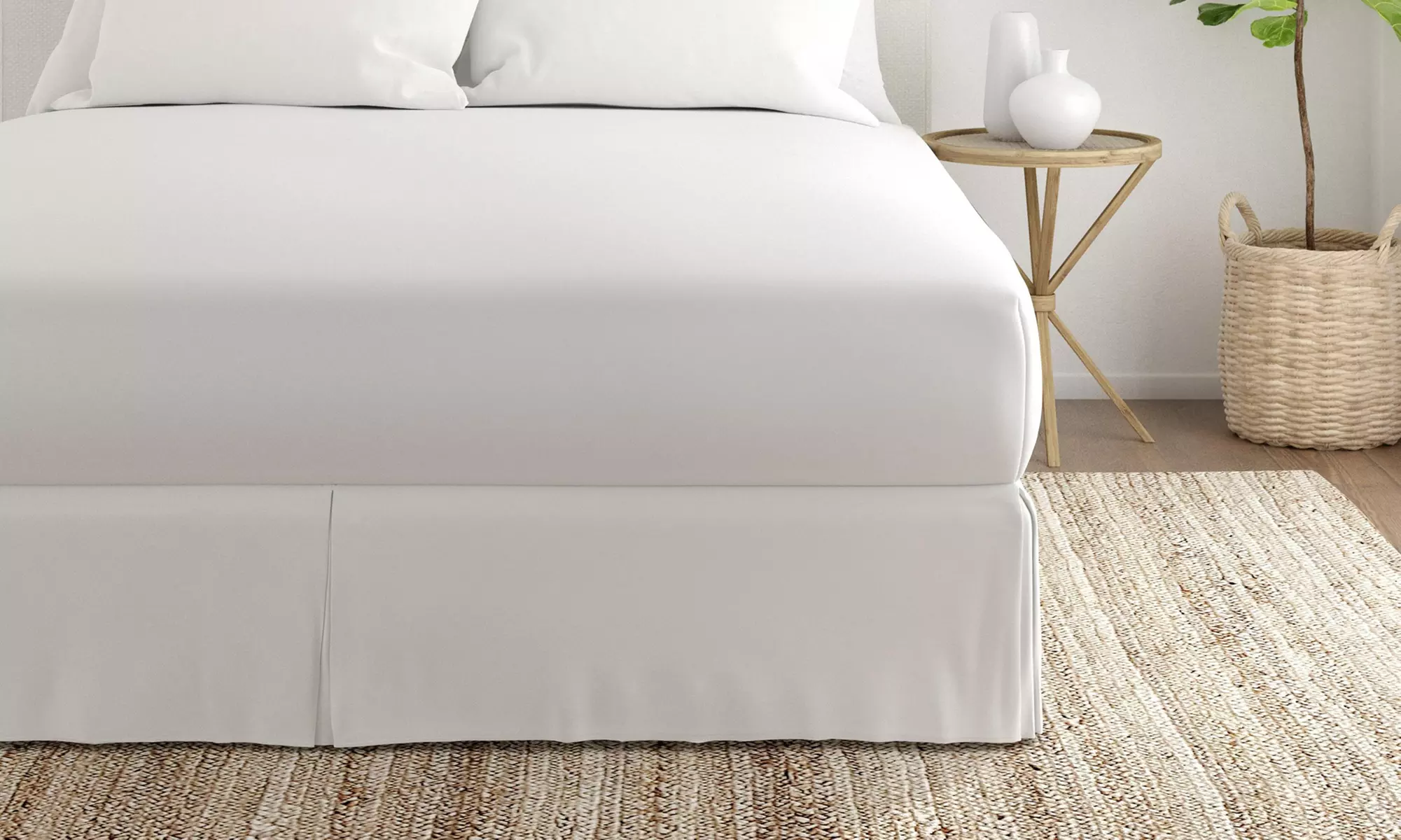 Merit Linens Premium Pleated Dust Ruffle Bed Skirt in 13 Colors