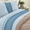 Image 5: Completo lenzuola 100% flanella di cotone Made in Italy