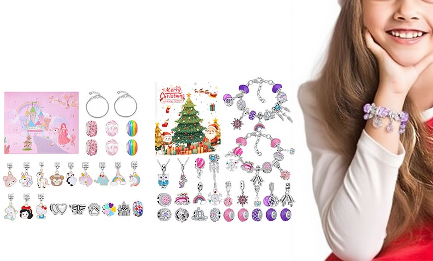Image 1: Christmas Jewellery 24 Days Advent Calendar
