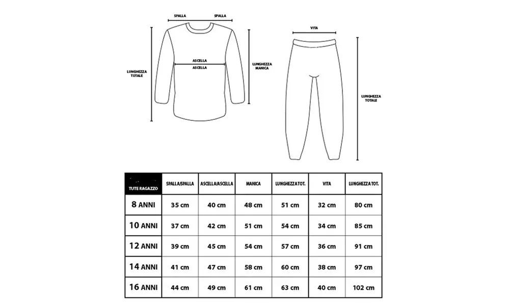 Tuta Kappa ragazzo in cotone leggero