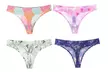 No Show Breathable Seamless Women Thongs Underwear Set(4 Pack) - Second Medium