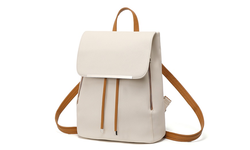 Image 25: MISS LULU Women's Fashion Lightweight Elegant Daily Backpack