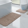 Image 1: 3er-Set Memory-Schaum-Badematten
