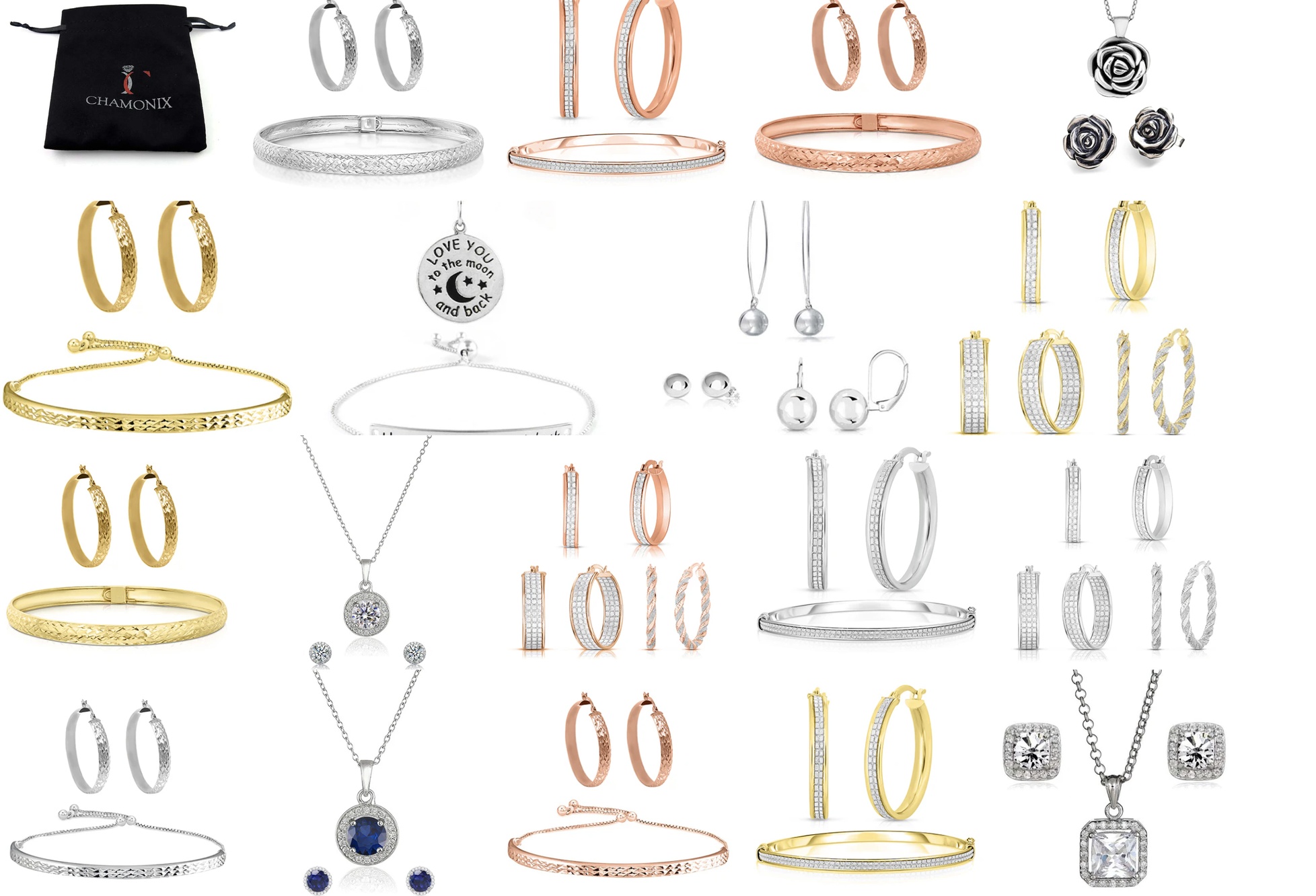 Jewelry Sets - Gold, Rose Gold or Silver: Perfect for the Holidays