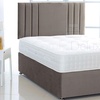 Image 13: Plush Velvet Ottoman Gas Lift Bed with Memory Spring Mattress
