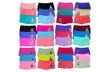 Girl's Pack Of 6 Or 12 Assorted Microfiber Boyshorts Underwear Panties - Second Medium