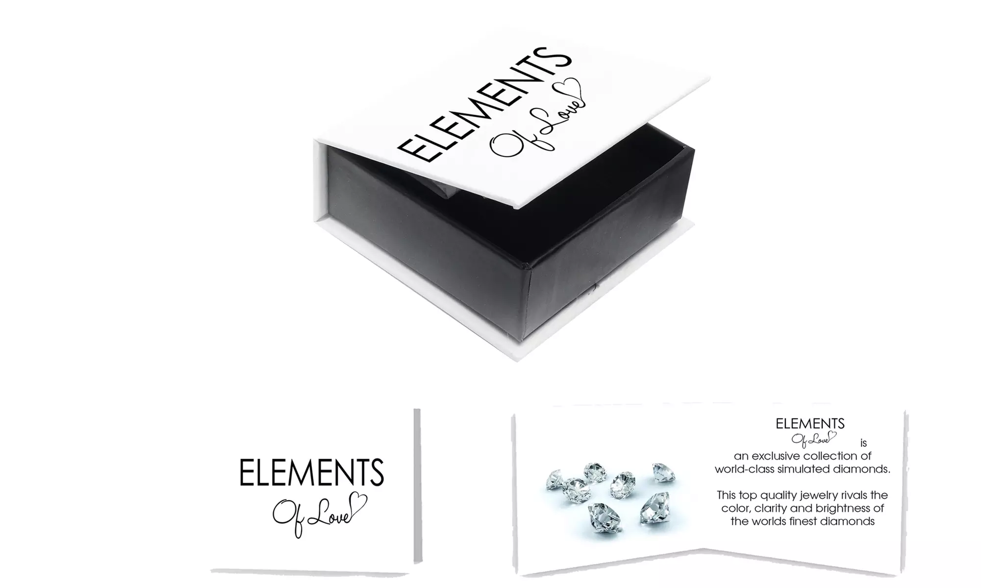 Flower Stud Earrings Set Made with Cubic Zirconia Stones