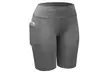 Women's High Waist Shorts Pocket Running Leggings with Side Pocket - Second Medium