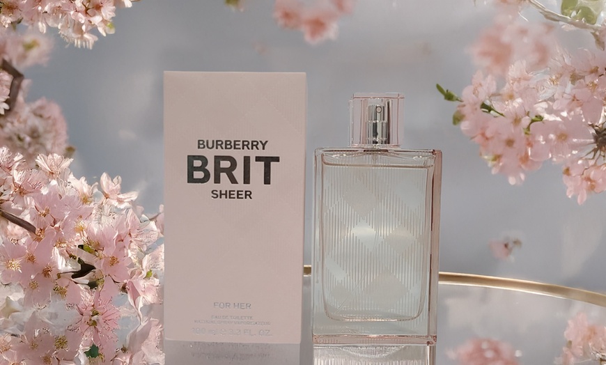 Image 1: Burberry Brit Sheer For Her 3.3 oz / 100 ml Eau De Toilette Spray For women