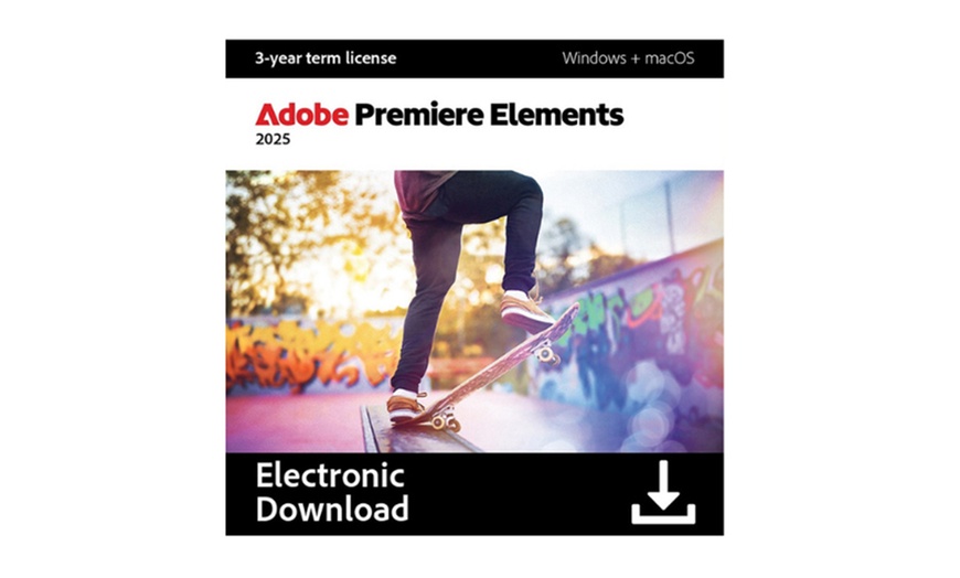 Image 2: Adobe Photoshop Elements ou Premiere Elements 2025 pour Mac et Windows